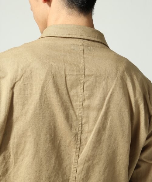 RAGEBLUE(レイジブルー)の「リネンチェスターコート(ジャケット/アウター・メンズ・ベージュ/ネイビー・M/L)」の10枚目の写真