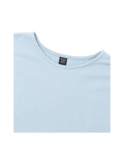 URBAN RESEARCH DOORS(アーバンリサーチドアーズ)の「裏毛半袖プルオーバー(トップス・レディース・ブルー/オフ/杢グレー・one)」の12枚目の写真