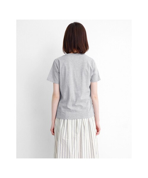 KBF（ケイビーエフ）の「STAY Tシャツ（トップス・レディース・ネイビー/杢グレー/オフ・one）」の8枚目の写真