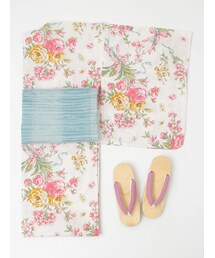 MaisondeFLEUR メゾンドフルール 浴衣 パリブーケ Maison de FLEUR（メゾンドフルール）の「《ライトピンク