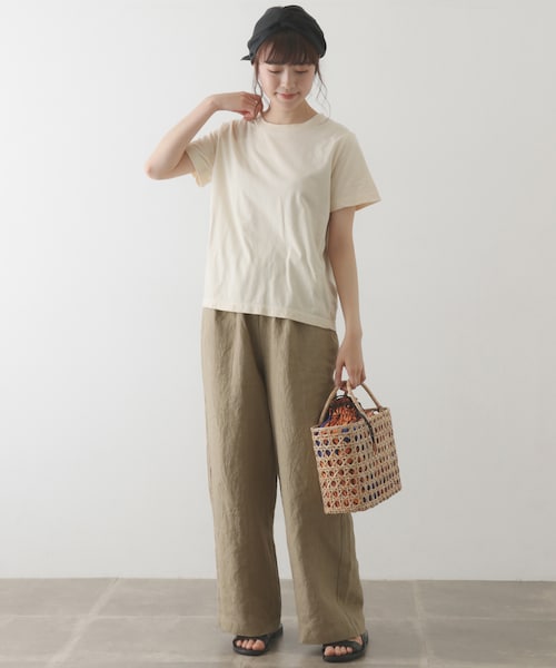 かぐれ（カグレ）の「リネンワイドイージーパンツ（）」 - WEAR
