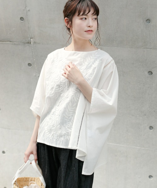 かぐれ（カグレ）の「刺繍ワイドプルオーバー（）」 - WEAR