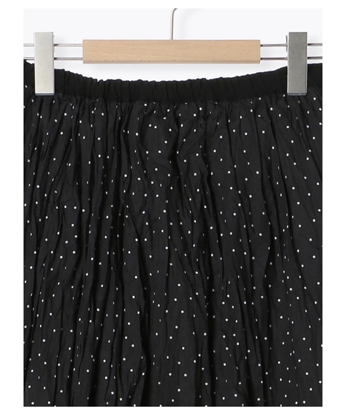 Samansa Mos2(サマンサ モスモス)の「クリンクルスカート(スカート・オフホワイト/チャコールグレー/ブラック・F)」の3枚目の写真
