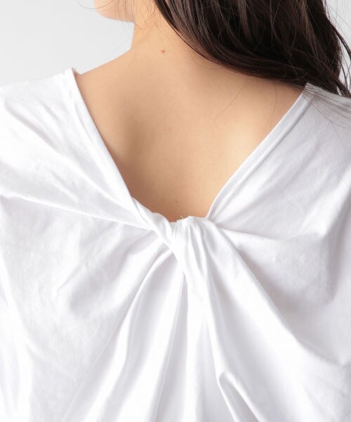 mysty woman（ミスティウーマン）の「カット小花柄シフォンワンピース（ワンピース/ドレス・オフホワイト/ライトグレー/ベージュ）」の15枚目の写真