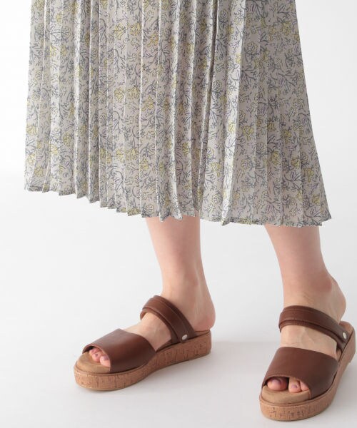 mysty woman（ミスティウーマン）の「カット小花柄シフォンワンピース（ワンピース/ドレス・オフホワイト/ライトグレー/ベージュ）」の14枚目の写真