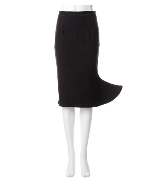 k3&co.（ケイスリーアンドコー）の「CURVE SKIRT（スカート・レディース・BLACK/BLUE・S）」の3枚目の写真