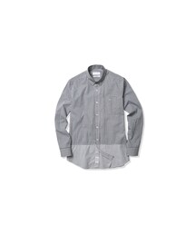 LIFUL MINIMAL GARMENTS. | GINGHAM CHECK SHIRT gray(その他)
