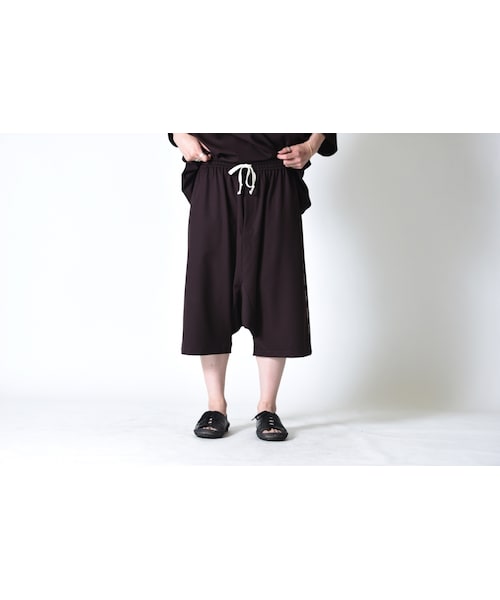 BISHOOL サルエルパンツ BISHOOL Linen Sarrouel Balloon Pants black - BISHOOL,Edwina