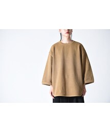 crepuscule | crepuscule 鹿の子７分袖プルオーバー(ニット/セーター)