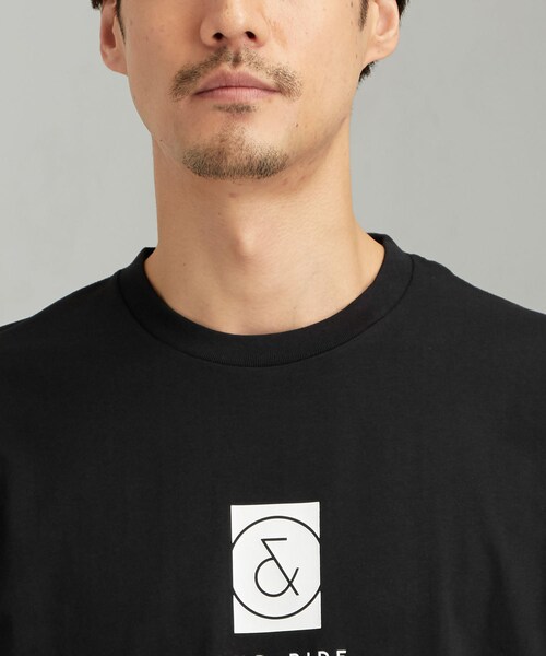 VIP【 】ロゴプリント クルーネック Tシャツ★Green オペーク ドット クリップ OPAQUE.CLIP サーフロゴTシャツ【洗濯