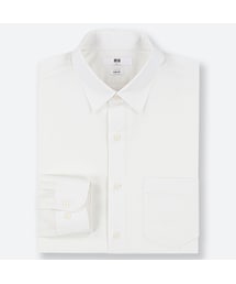 UNIQLO | ファインクロスストレッチスリムフィットブロードシャツ（レギュラーカラー・長袖）(シャツ/ブラウス)