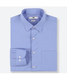 UNIQLO | ファインクロスストレッチスリムフィットブロードシャツ（レギュラーカラー・長袖）(シャツ/ブラウス)