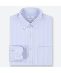 UNIQLO | ファインクロスストレッチスリムフィットドビーシャツ（ボタンダウン・長袖）(シャツ/ブラウス)