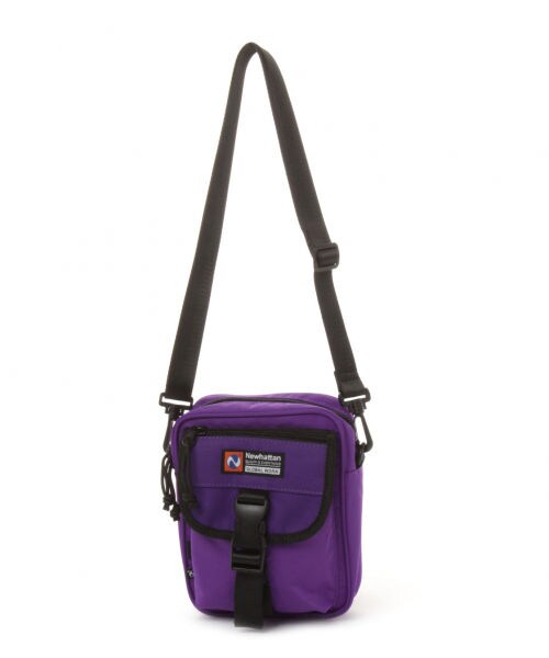 GLOBAL WORK（グローバルワーク）の「ショルダー（バッグ・ブラック/レッド/パープル）」の3枚目の写真