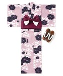GRL | 4点セット牡丹浴衣(日本夏季浴衣)