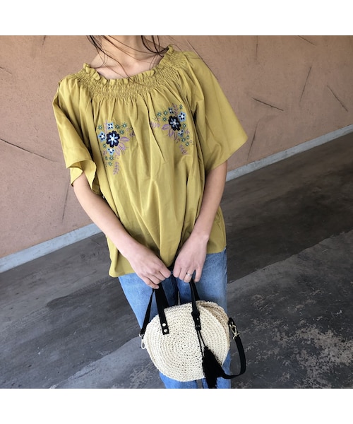 copine（コピン）の「ペーパー素材！2WAYサークルかごバッグ【クリックポスト対象商品】（ショルダーバッグ・レディース・その他）」の11枚目の写真