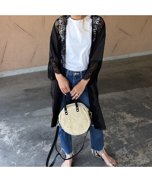 copine（コピン）の「ペーパー素材！2WAYサークルかごバッグ【クリックポスト対象商品】（ショルダーバッグ・レディース・その他）」の9枚目の写真