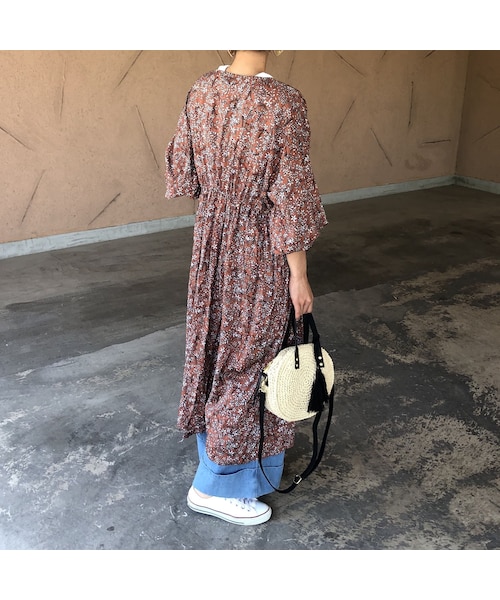 copine（コピン）の「ペーパー素材！2WAYサークルかごバッグ【クリックポスト対象商品】（ショルダーバッグ・レディース・その他）」の8枚目の写真