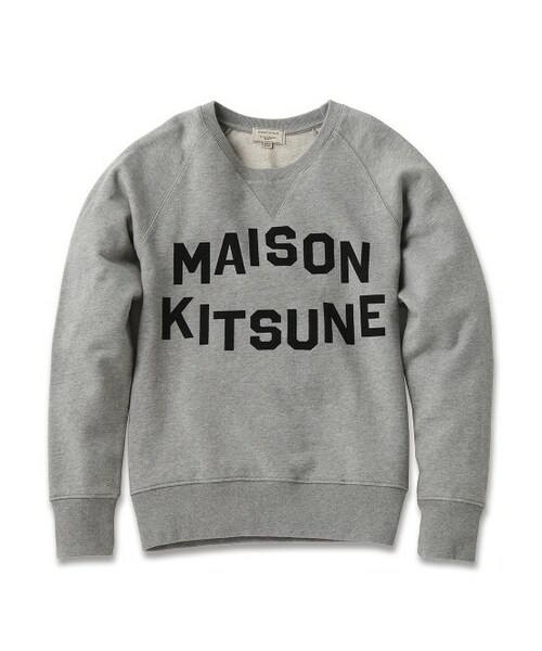 Maison Kitsuneメゾンキツネのロゴ スウェットプルオーバー R N