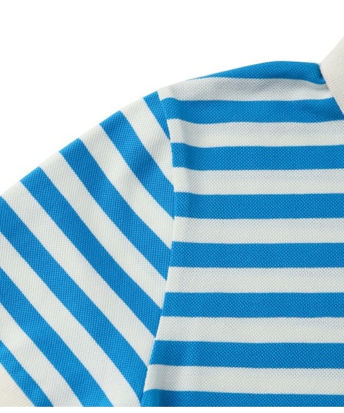 MAISON KITSUNE ボーダーポロシャツ Mサイズ Maison Kitsune（メゾンキツネ）の「KITSUNE ボーダー
