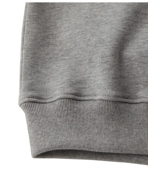 Maison Kitsune（メゾンキツネ）の「KITSUNEプリント　襟付きスウェットプルオーバー　FOX SWEATER（ニット・レディース・グレー/ホワイト系・S）」の8枚目の写真