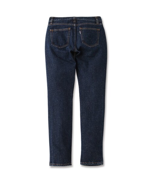Maison Kitsune(メゾンキツネ)の「スリムカットジーンズ デニムパンツ SLIMCUT JEANS MELANG(パンツ・レディース・ネイビー/ブルー系・25/26/27/28)」の4枚目の写真