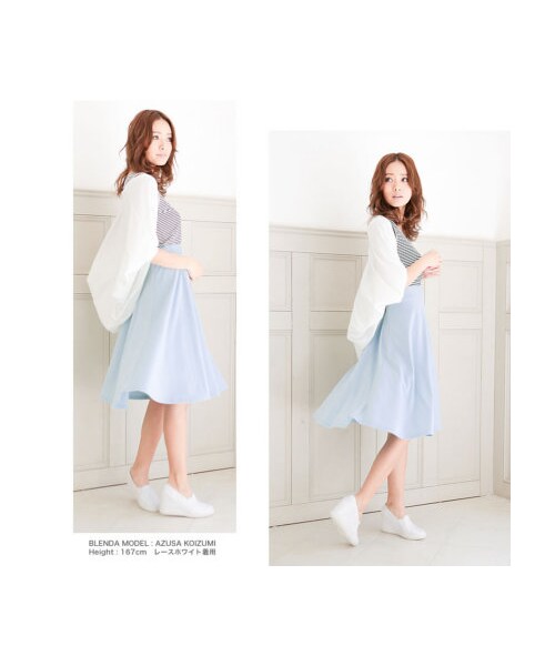 Re:EDIT（リエディ）の「CHICMUSE シックミューズ [CHICMUSE]美脚+8.5cmインヒールスリッポンスニーカー（シューズ・レディース・ブラック/ホワイト/コーラルピンク/ブルー/クリームブルー/ネイビーデニム/ブルーデニム/ストライプブルー/ストライプネイビー/ストライプレッド/レースホワイト/レースブラック/ブラックキャンバスPU/ホワイトキャンバスPU/ブルーキャンバスPU/ピンクキャンバスPU/グレーキャンバスPU/イエローキャンバスPU/レッドキャンバスPU/オーロラ・S/M/L/LL）」の16枚目の写真