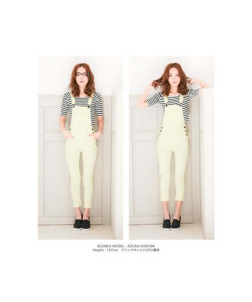 Re:EDIT（リエディ）の「CHICMUSE シックミューズ [CHICMUSE]美脚+8.5cmインヒールスリッポンスニーカー（シューズ・レディース・ブラック/ホワイト/コーラルピンク/ブルー/クリームブルー/ネイビーデニム/ブルーデニム/ストライプブルー/ストライプネイビー/ストライプレッド/レースホワイト/レースブラック/ブラックキャンバスPU/ホワイトキャンバスPU/ブルーキャンバスPU/ピンクキャンバスPU/グレーキャンバスPU/イエローキャンバスPU/レッドキャンバスPU/オーロラ・S/M/L/LL）」の14枚目の写真