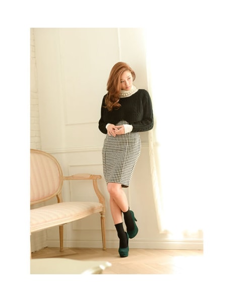 Re:EDIT（リエディ）の「【ViVi掲載】チェック柄or千鳥柄orバーガンディ柄orレオパード柄♪低反発クッションソール入り+3.5cm前厚インストーム+13cm脚長美脚ピンヒール超厚底パンプス[131120re]（シューズ・レディース・ブラック/ベージュ/ピンクベージュ/レオパード/チドリ柄/チェック柄/バーガンディ/迷彩柄/ホワイトチェック/ベージュスエード/グレースエード/キャメルスエード/ピンクスエード/バーガンディスエード/ブルースエード/モスグリーンスエード/ダークレッドスエード/ネイビースエード/ブラックスエード/NEWレッドチェック・XS/S/M/L/LL）」の6枚目の写真