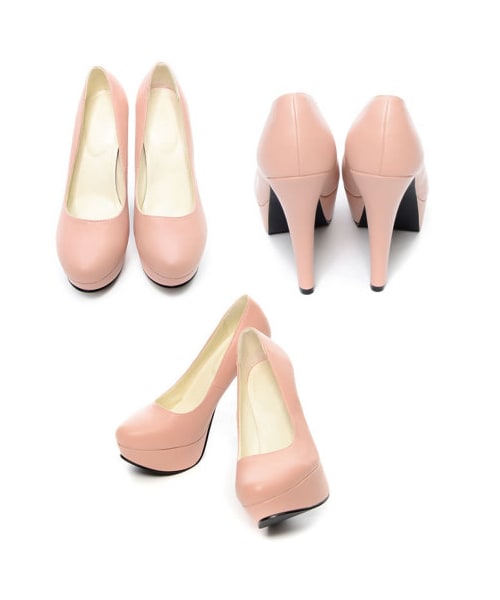 Re:EDIT（リエディ）の「【ViVi掲載】チェック柄or千鳥柄orバーガンディ柄orレオパード柄♪低反発クッションソール入り+3.5cm前厚インストーム+13cm脚長美脚ピンヒール超厚底パンプス[131120re]（シューズ・レディース・ブラック/ベージュ/ピンクベージュ/レオパード/チドリ柄/チェック柄/バーガンディ/迷彩柄/ホワイトチェック/ベージュスエード/グレースエード/キャメルスエード/ピンクスエード/バーガンディスエード/ブルースエード/モスグリーンスエード/ダークレッドスエード/ネイビースエード/ブラックスエード/NEWレッドチェック・XS/S/M/L/LL）」の19枚目の写真