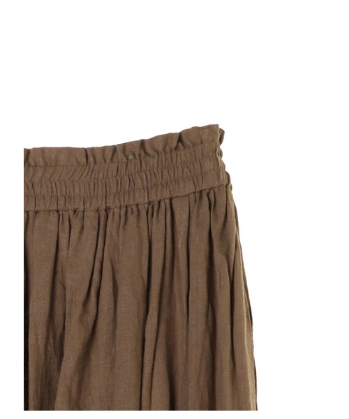 GARAGE OF GOOD CLOTHING（ガレージオブグッドクロージング）の「フレンチリネンボリュームギャザースカート（スカート・レッド/ベージュ/カーキ・F）」の4枚目の写真
