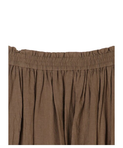 GARAGE OF GOOD CLOTHING（ガレージオブグッドクロージング）の「フレンチリネンボリュームギャザースカート（スカート・レッド/ベージュ/カーキ・F）」の3枚目の写真