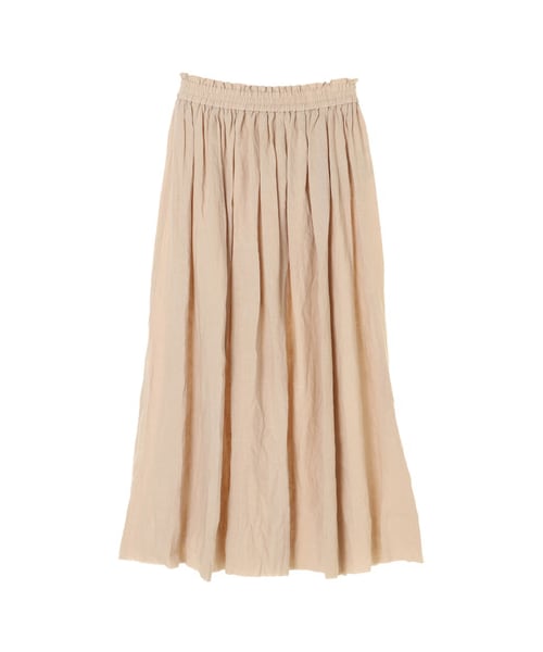 GARAGE OF GOOD CLOTHING（ガレージオブグッドクロージング）の「フレンチリネンボリュームギャザースカート（スカート・レッド/ベージュ/カーキ・F）」の7枚目の写真