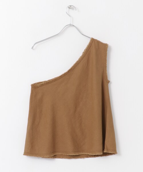 SENSE OF PLACE by URBAN RESEARCH（センスオブプレイスバイアーバンリサーチ）の「リネンワンショルダートップス（トップス・レディース・GREIGE/BROWN・FREE）」の10枚目の写真