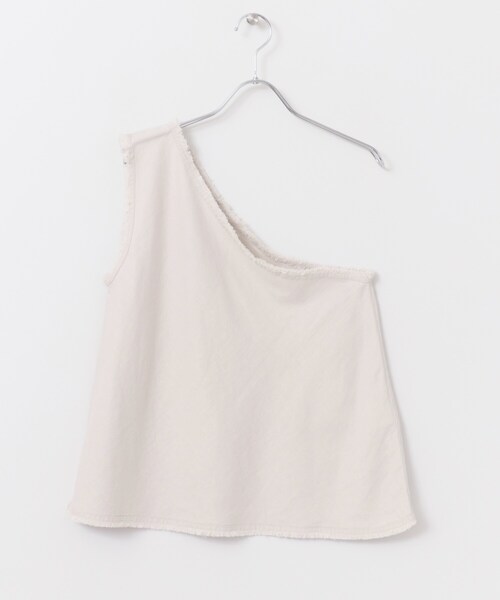 SENSE OF PLACE by URBAN RESEARCH（センスオブプレイスバイアーバンリサーチ）の「リネンワンショルダートップス（トップス・レディース・GREIGE/BROWN・FREE）」の6枚目の写真