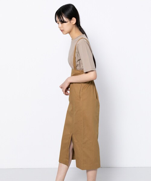 SENSE OF PLACE by URBAN RESEARCH（センスオブプレイスバイアーバンリサーチ）の「サスツキアイラインスカート（スカート・レディース・BLACK/GREIGE/BROWN・S/M）」の3枚目の写真