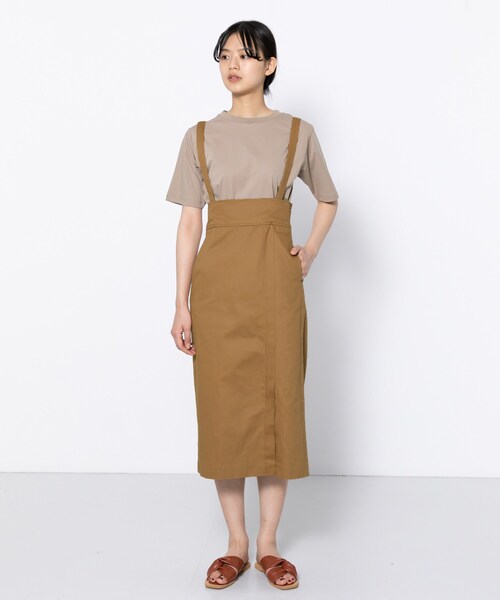 SENSE OF PLACE by URBAN RESEARCH（センスオブプレイスバイアーバンリサーチ）の「サスツキアイラインスカート（スカート・レディース・BLACK/GREIGE/BROWN・S/M）」の6枚目の写真