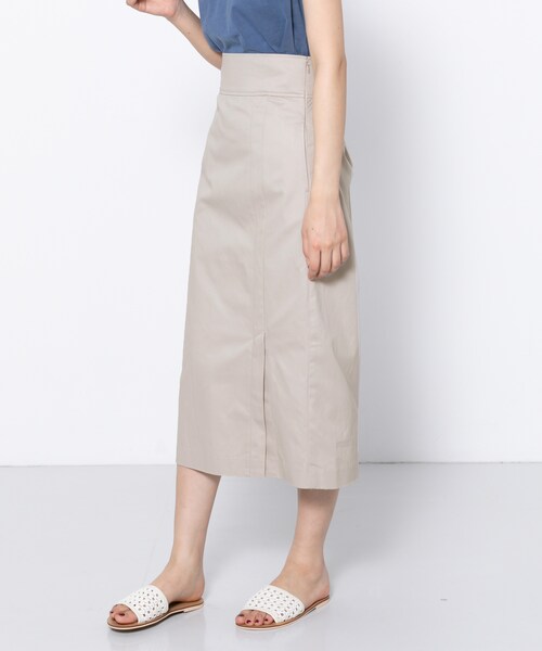 SENSE OF PLACE by URBAN RESEARCH（センスオブプレイスバイアーバンリサーチ）の「サスツキアイラインスカート（スカート・レディース・BLACK/GREIGE/BROWN・S/M）」の2枚目の写真