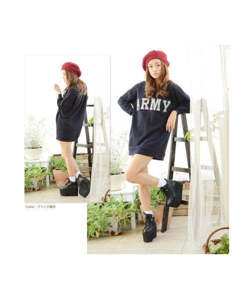 Re:EDIT（リエディ）の「[2014S/S展示会]【新色追加】ギザギザシャークソール美脚超厚底プラットフォームレースアップフェイクレザースニーカーシューズ（シューズ・レディース・ブラック/ホワイト/キャメル/ネイビー/レオパード/バーガンディ/ホワイト×ブラック/ブラック×ホワイト/ブロックチェック/イエロー×ホワイト/ピンク×ホワイト/グリーン×ホワイト/オーロラ×ホワイト/レースブラック/レースホワイト・S(002)/M(003)/L(004)/LL(005)）」の11枚目の写真