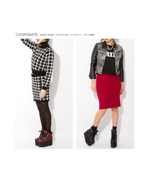 Re:EDIT（リエディ）の「[2014S/S展示会]【新色追加】ギザギザシャークソール美脚超厚底プラットフォームレースアップフェイクレザースニーカーシューズ（シューズ・レディース・ブラック/ホワイト/キャメル/ネイビー/レオパード/バーガンディ/ホワイト×ブラック/ブラック×ホワイト/ブロックチェック/イエロー×ホワイト/ピンク×ホワイト/グリーン×ホワイト/オーロラ×ホワイト/レースブラック/レースホワイト・S(002)/M(003)/L(004)/LL(005)）」の12枚目の写真