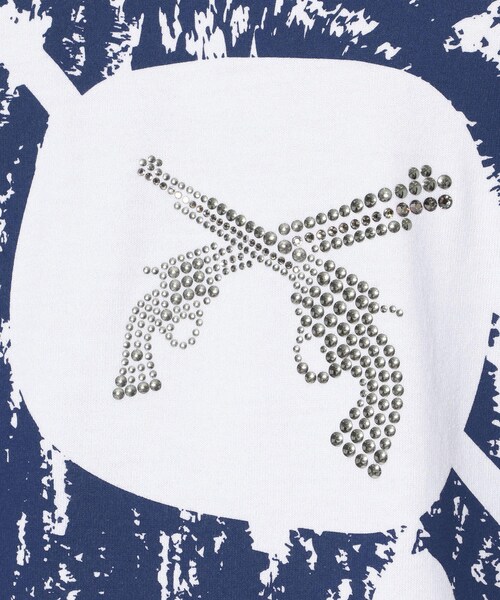 roarguns - 新品 ロアーガンズ AddElm スマイルワッペン 8プリントポロシャツ M 白 新品 ロアーガンズ AddElm スマイルワッペン 8プリント