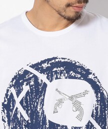 roar guns　ロアー　ピースマーク プリントカットソー　ブラック　黒　サイズ2 roarguns ⁄ ロアーガンズ 公式通販 ロアー| BRYAN