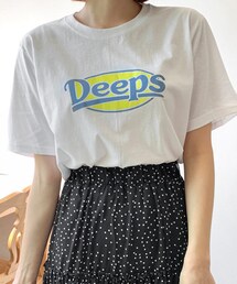DHOLIC | DeepsプリントTシャツ(Tシャツ/カットソー)