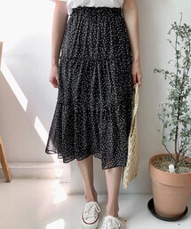 DHOLIC | 2TYPEギャザーロングスカート(スカート)