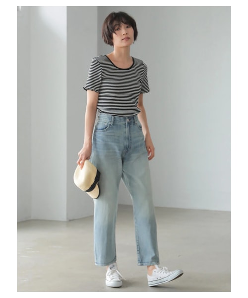 AMERICAN HOLIC（アメリカンホリック）の「ストレートシンチバックデニム（パンツ・インディゴ/ワンウォッシュ・M/L）」の3枚目の写真