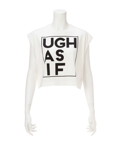 G.V.G.V.（ジーヴィージーヴィー）の「UGH AS IF CROPPED TEE（トップス・レディース・WHITE/BLACK・Ｆ）」の3枚目の写真
