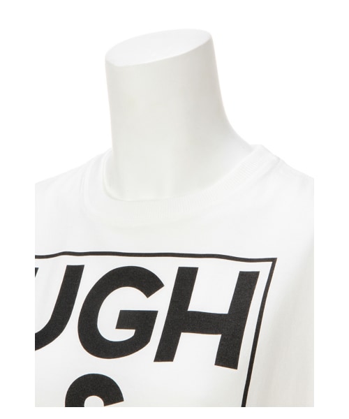 G.V.G.V.（ジーヴィージーヴィー）の「UGH AS IF CROPPED TEE（トップス・レディース・WHITE/BLACK・Ｆ）」の5枚目の写真