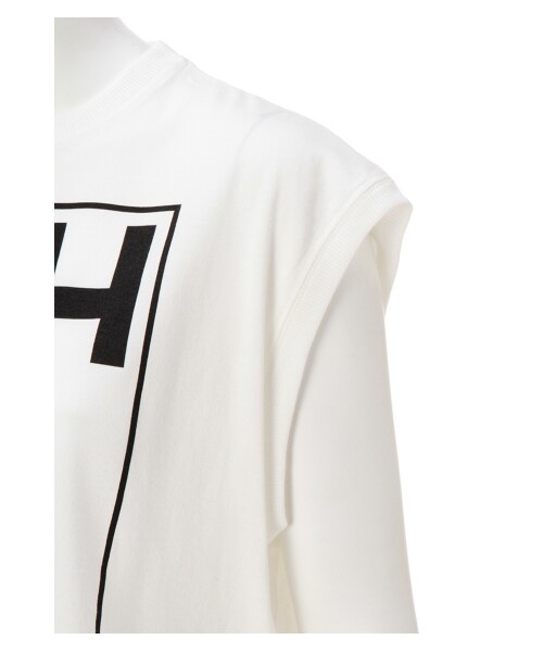 G.V.G.V.（ジーヴィージーヴィー）の「UGH AS IF CROPPED TEE（トップス・レディース・WHITE/BLACK・Ｆ）」の6枚目の写真