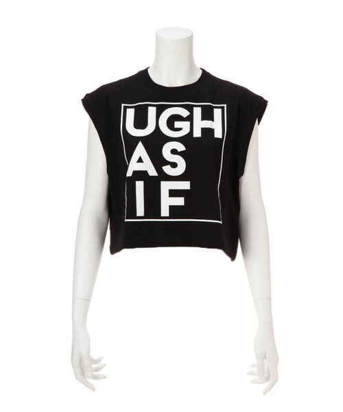 G.V.G.V.（ジーヴィージーヴィー）の「UGH AS IF CROPPED TEE（トップス・レディース・WHITE/BLACK・Ｆ）」の2枚目の写真