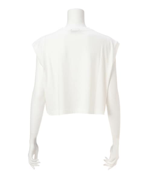 G.V.G.V.（ジーヴィージーヴィー）の「UGH AS IF CROPPED TEE（トップス・レディース・WHITE/BLACK・Ｆ）」の4枚目の写真